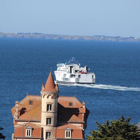 Appartement Vue Panoramique Mer, Pret De Velos, Wifi Quiberon Bagian luar foto