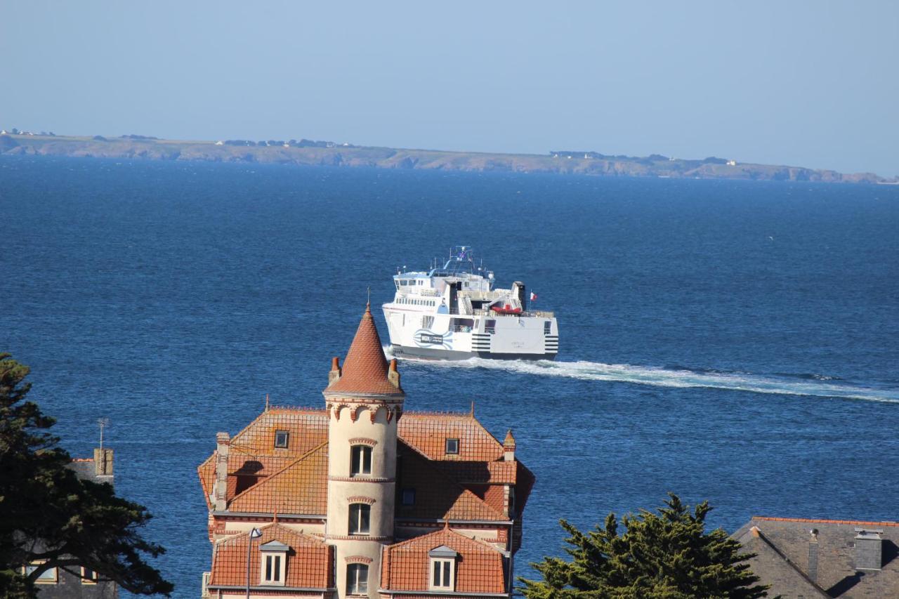Appartement Vue Panoramique Mer, Pret De Velos, Wifi Quiberon Bagian luar foto