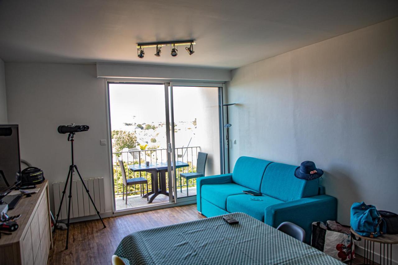 Appartement Vue Panoramique Mer, Pret De Velos, Wifi Quiberon Bagian luar foto