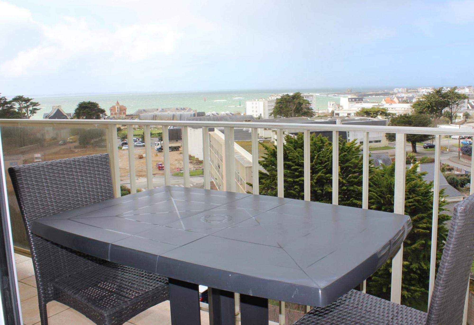 Appartement Vue Panoramique Mer, Pret De Velos, Wifi Quiberon Bagian luar foto